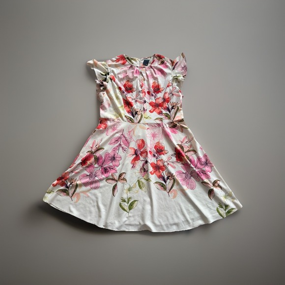 Gabby Style Dresses & Skirts - Gabby Skye Floral Fit & Flare Dress Women's Plus 18W Belted